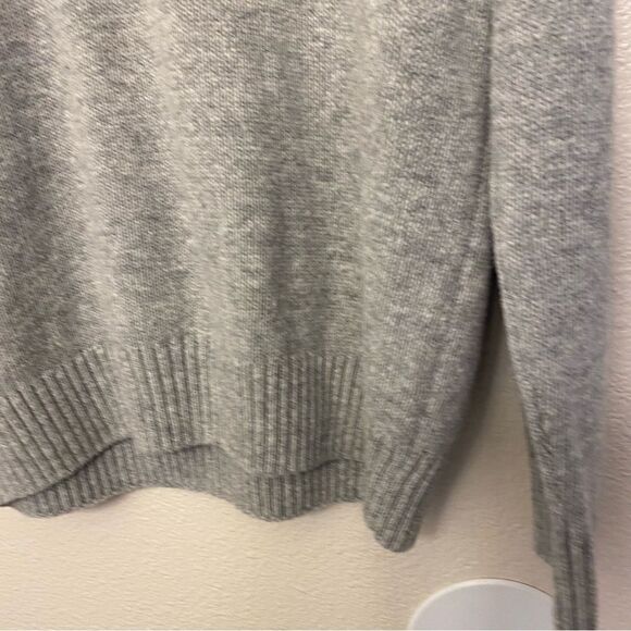 Sonoma Goods For Life Quarter Zip Sweater gray mock neck turtleneck mens L - Picture 5 of 9